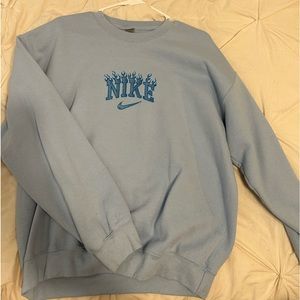 Nike embroidered crew neck